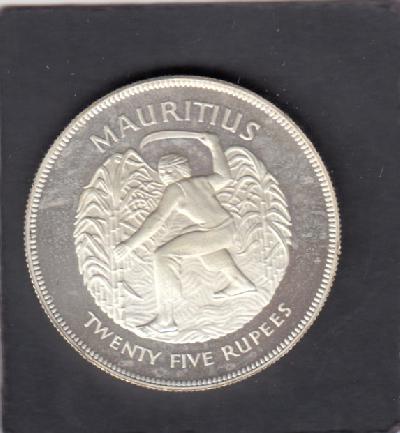 Beschrijving: 25 Rupees Q-S.JUBILEE